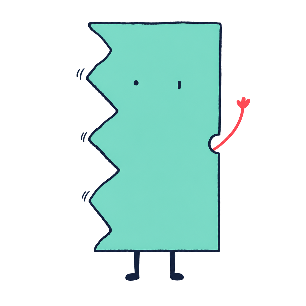 チギポのうれしい表情
