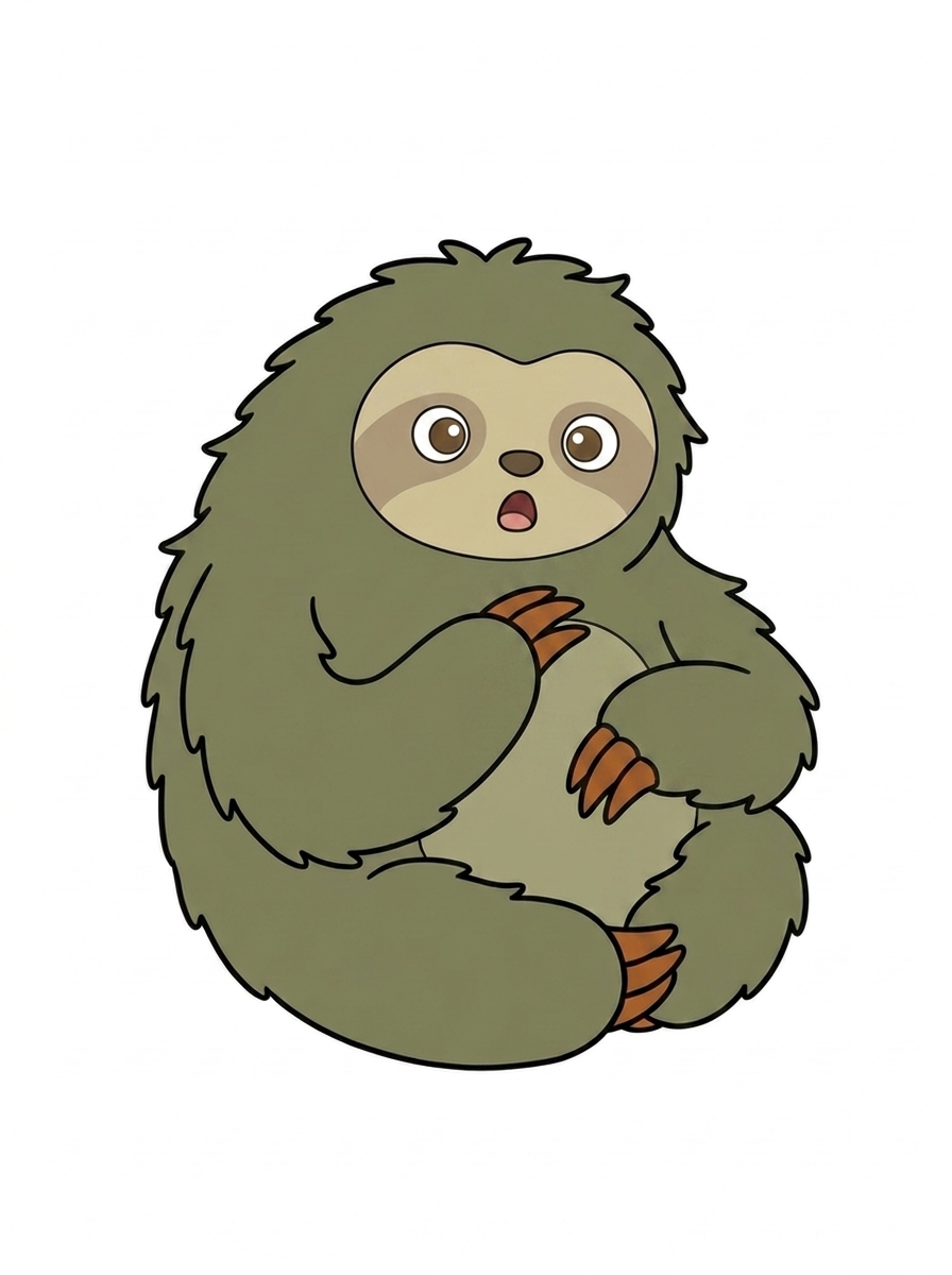 びっくりの表情