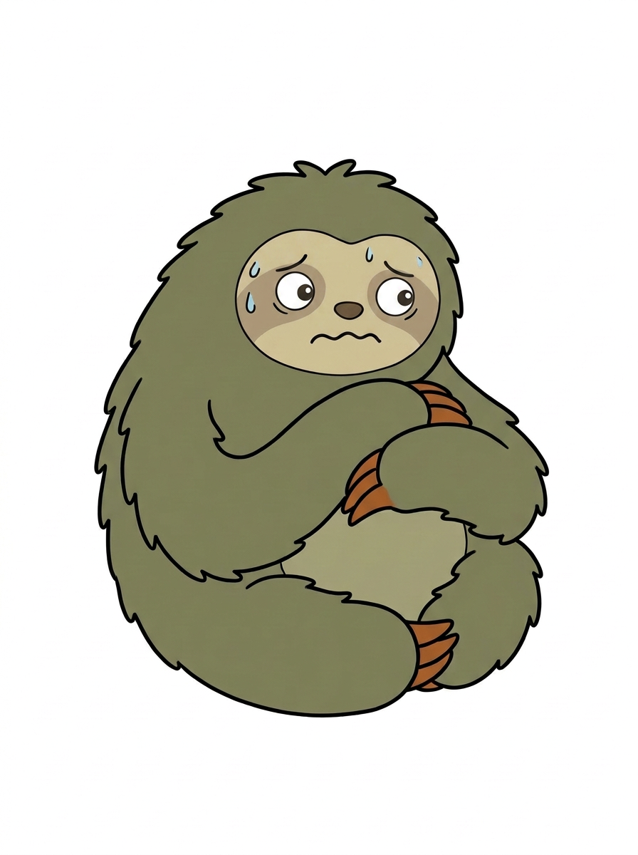 ふあんの表情